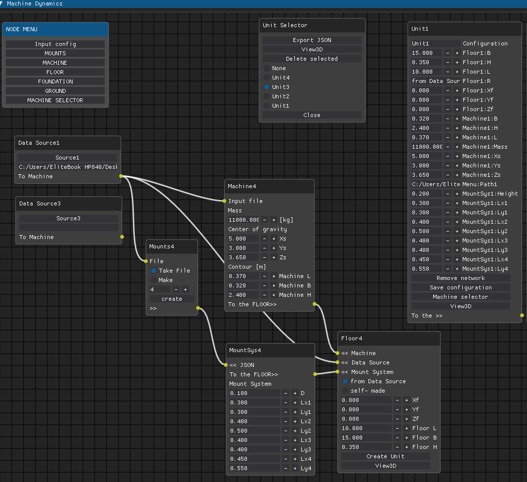 Machine configurator tool